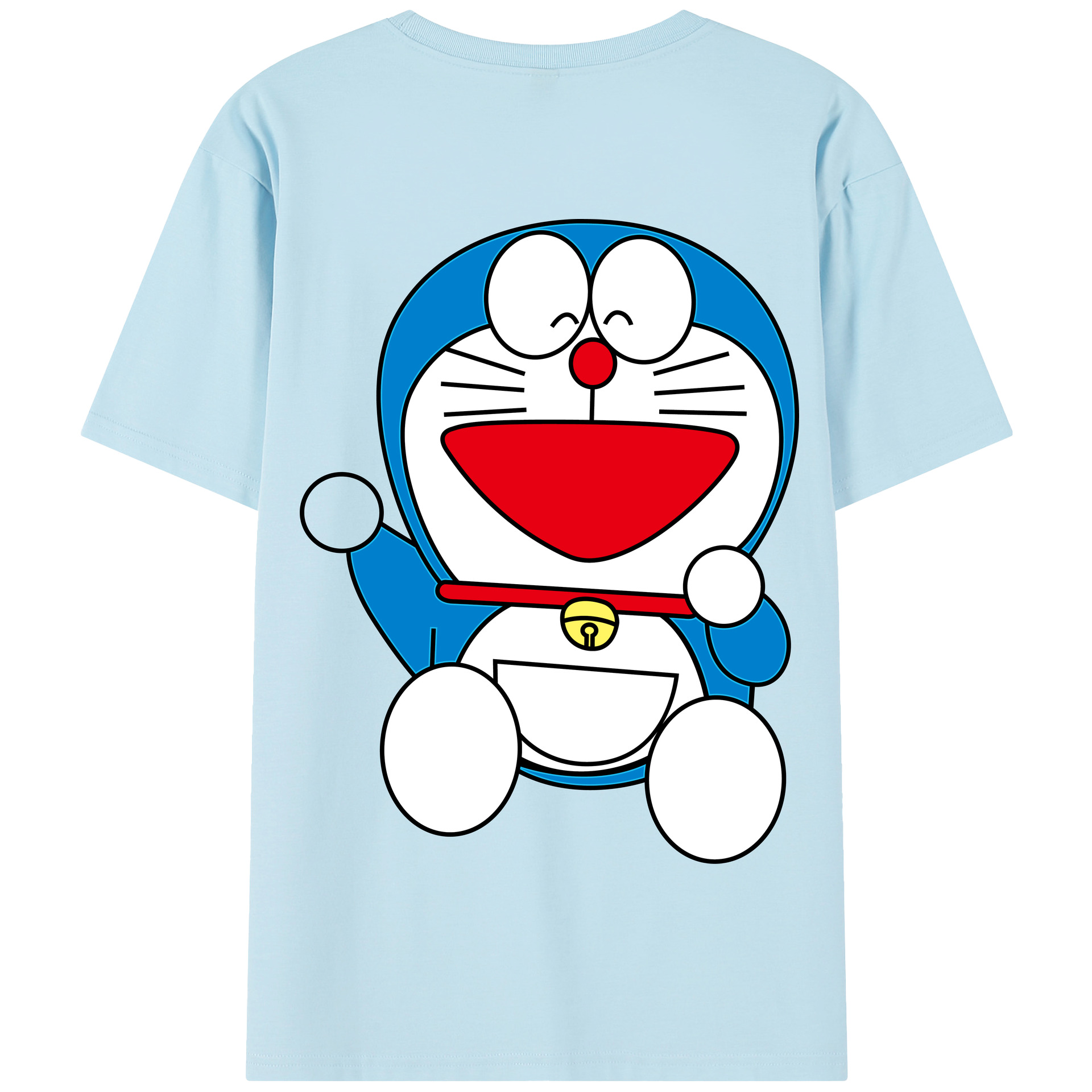 （画像用） ドラえもん Doraemon 綿100％半袖Tシャツ（背面プリント）